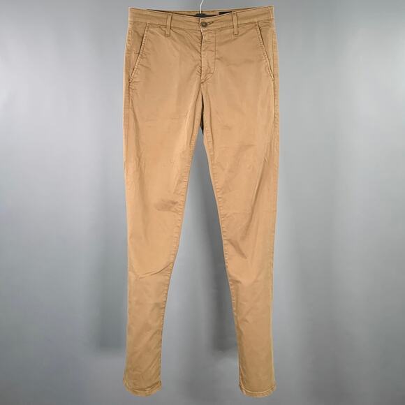 ADRIANO GOLDSCHMIED Size 29 Brown Cotton Blend Casual Pants - Picture 1 of 7